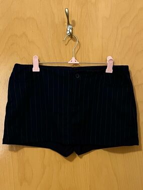 Brandy Melville Navy Julia Pinstripe Mini Skort